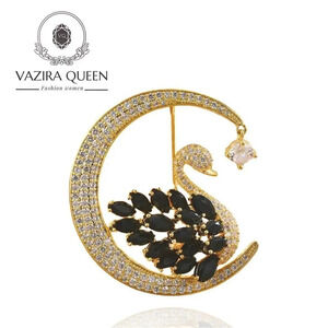 VQ Swan Brooch